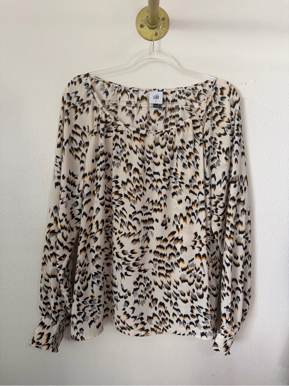 Cabi animal print shirt